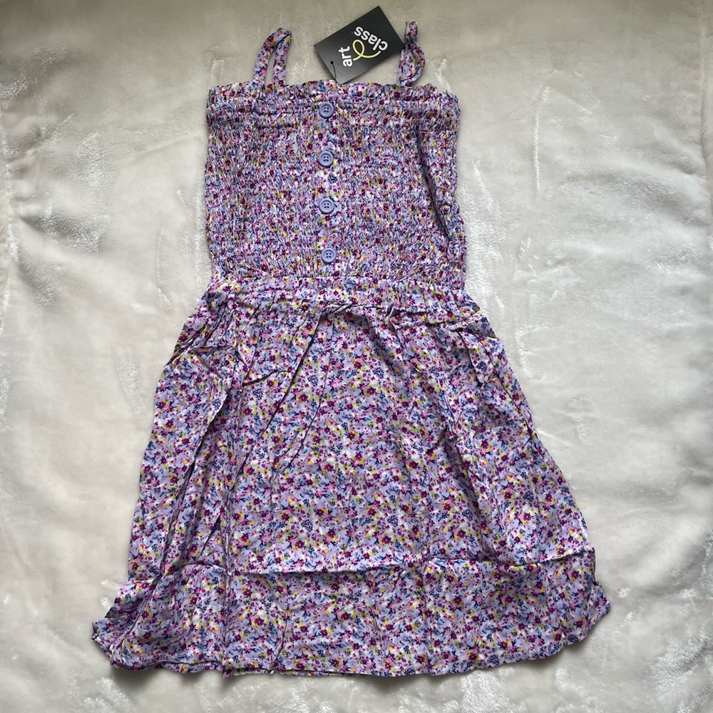Purple Floral Dress